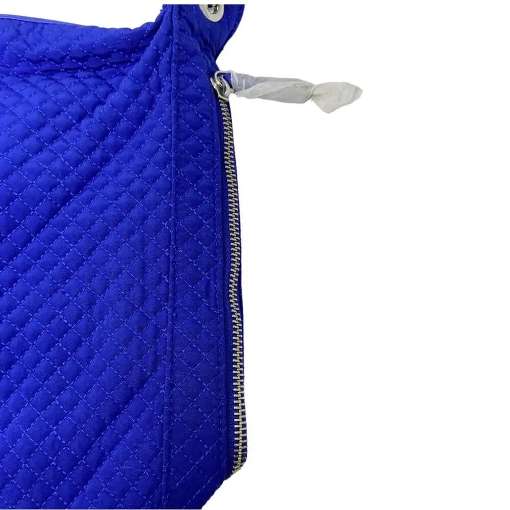 Vera Bradley Carson Hobo Bag In Gage Blue Microfiber New With Tags